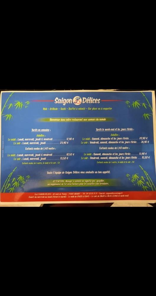 Saigon Délices - Menu Image 3