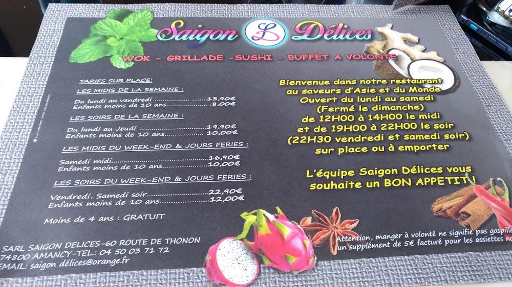 Saigon Délices - Menu Image 4